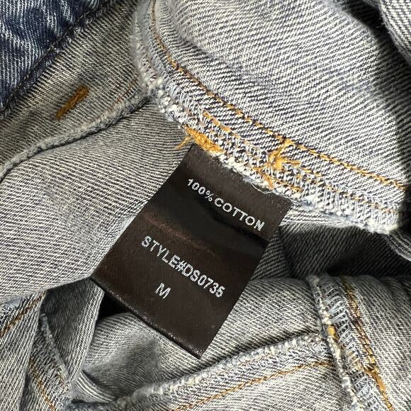 Mustard Seed Denim Midi Jean Skirt Size Medium - Picture 5 of 9